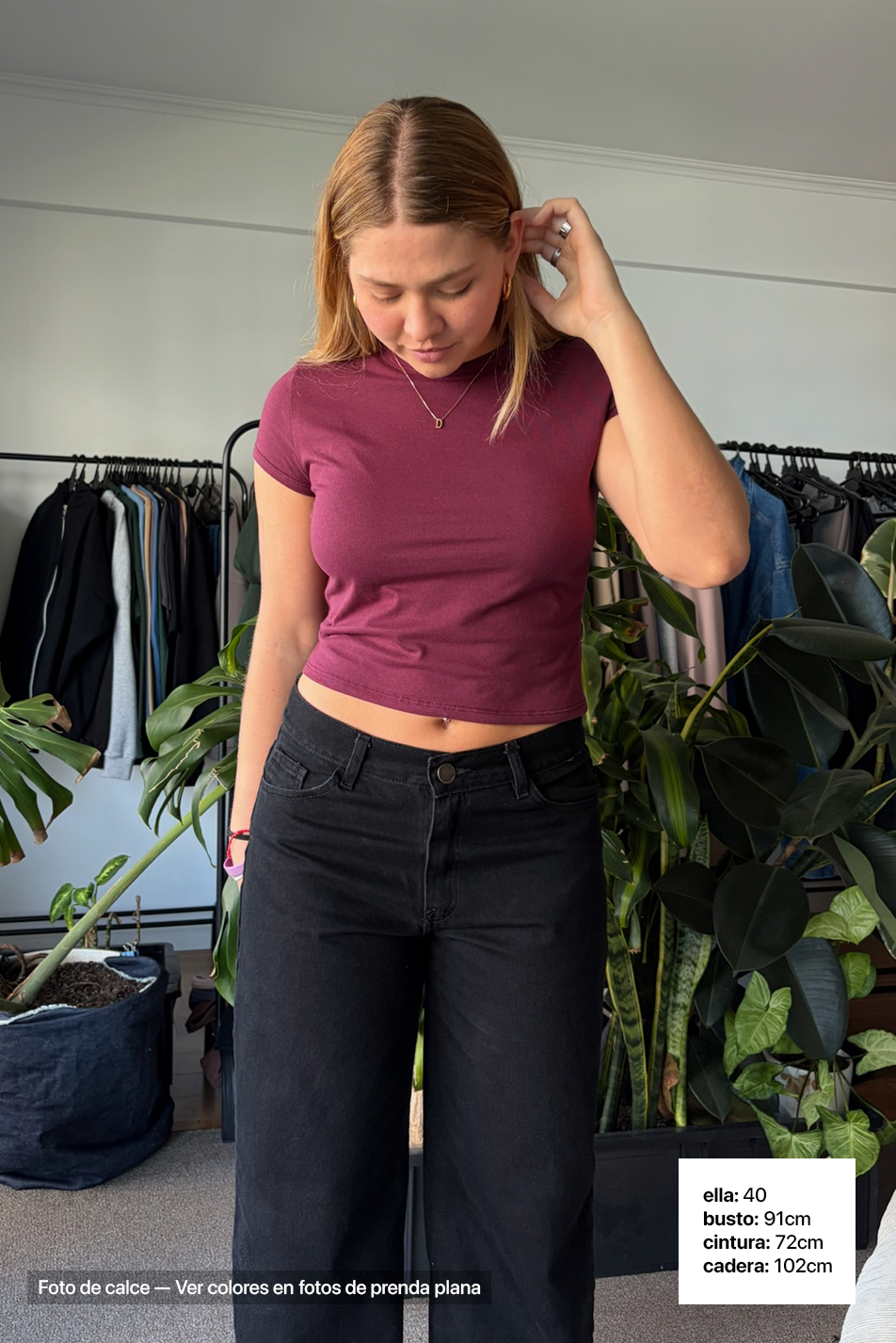 Jean Baggy Mujer Super Black