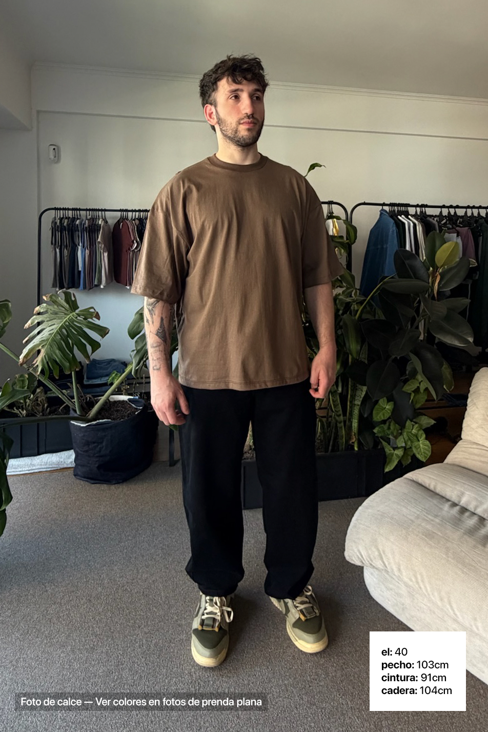 Jean Baggy Hombre Super Black