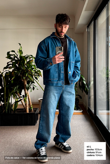 Campera de Jean Hombre Blue