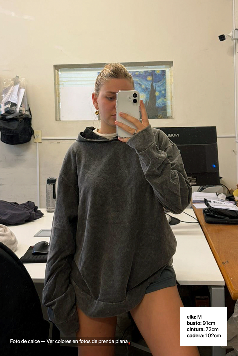 Hoodie Washed Artesanal