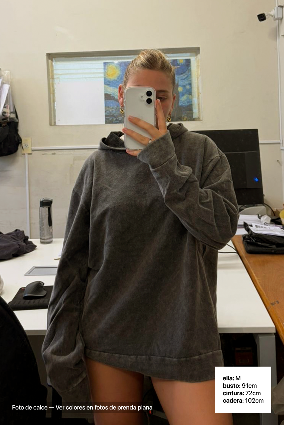 Hoodie Washed Artesanal