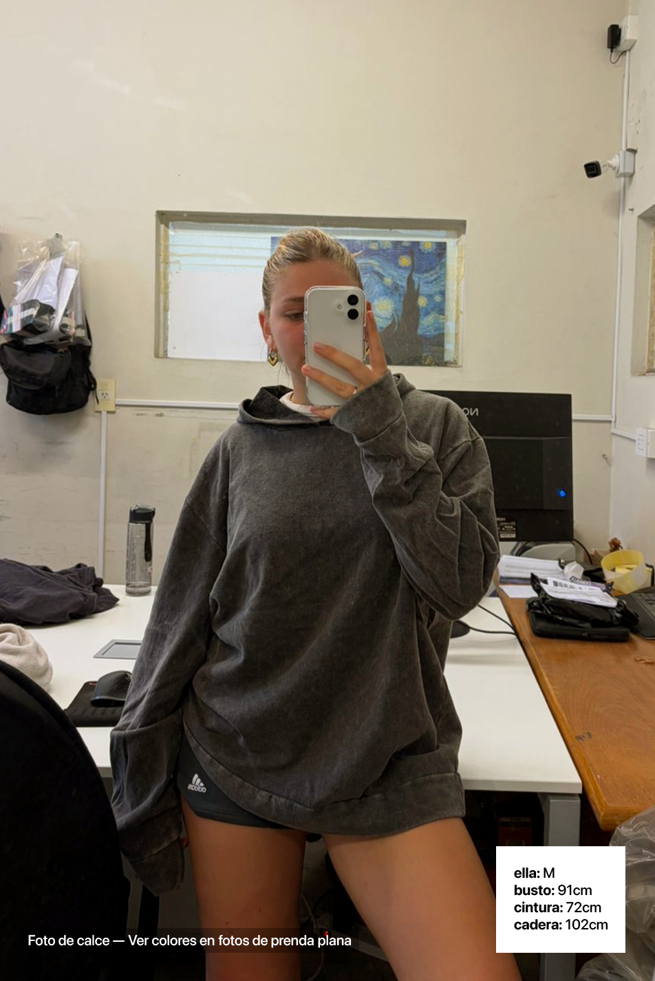 Hoodie Washed Artesanal