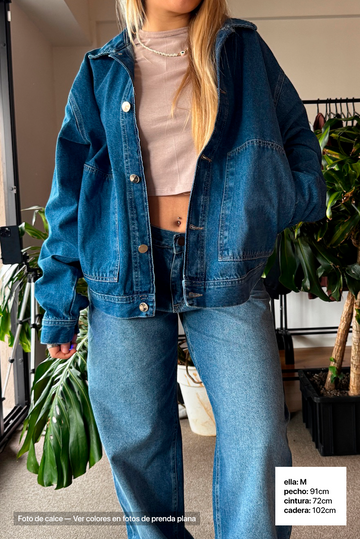 Campera de Jean Mujer Blue