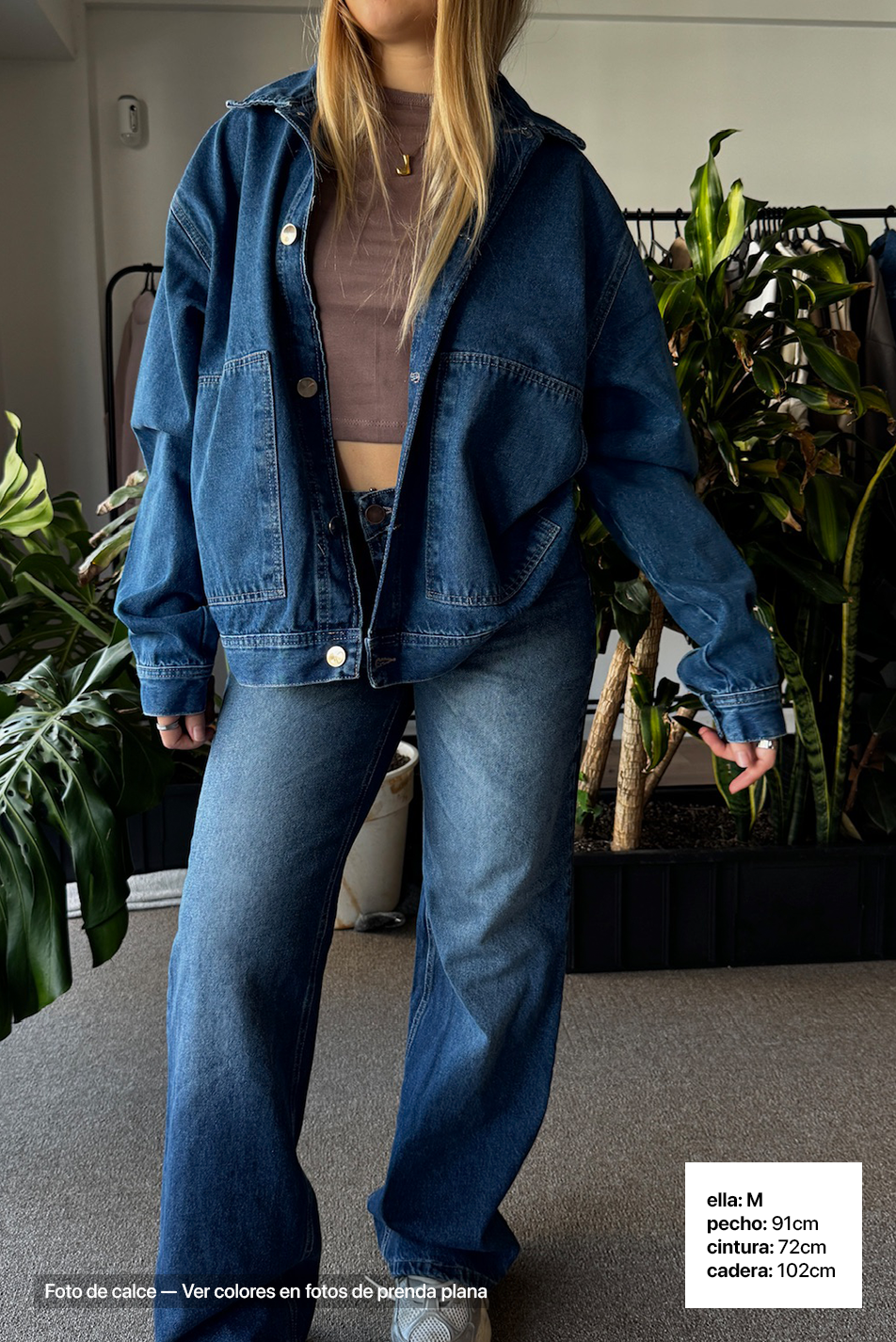 Campera de Jean Mujer Blue
