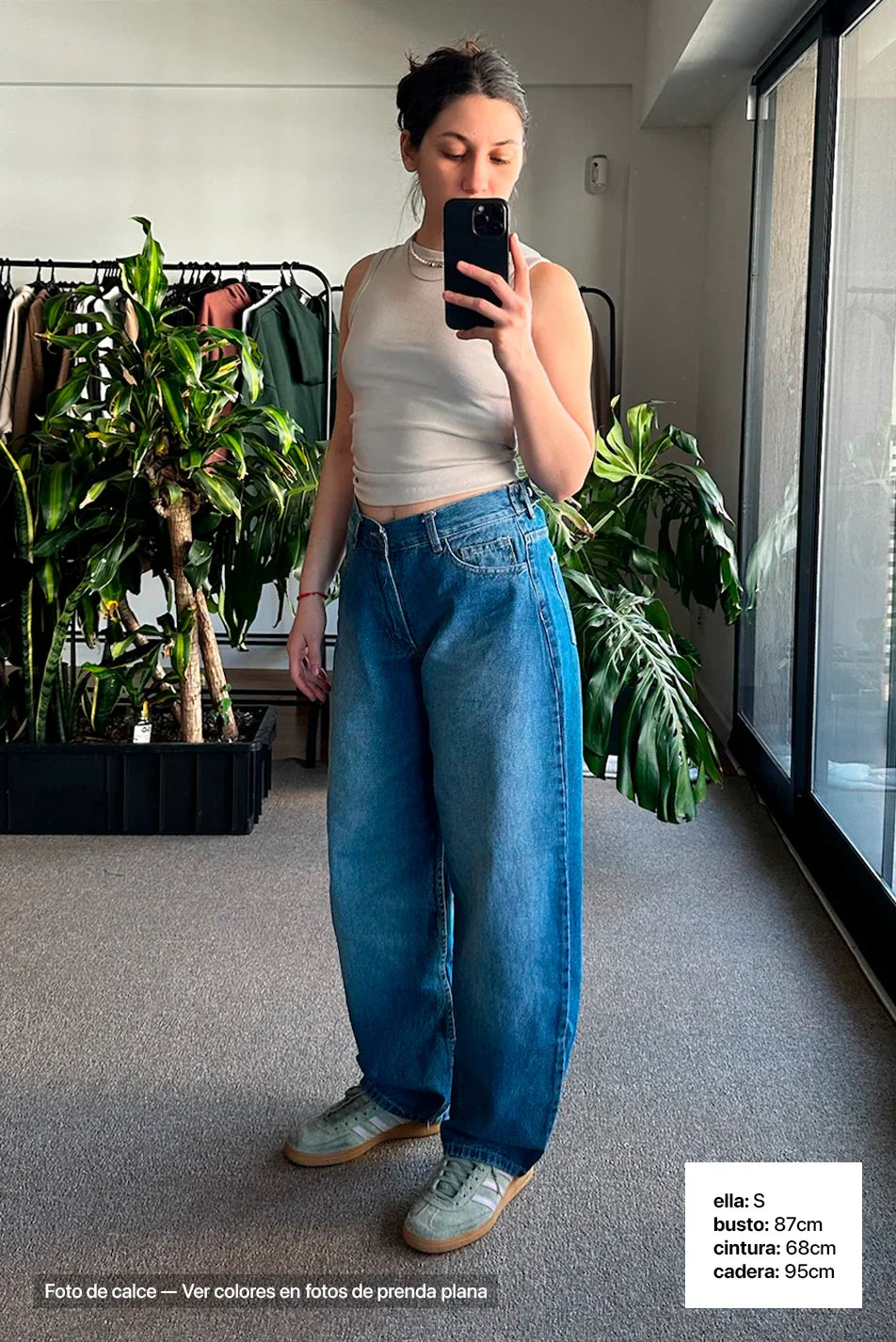 El Jean Baggy Vers. de Deliver Blue - Blue