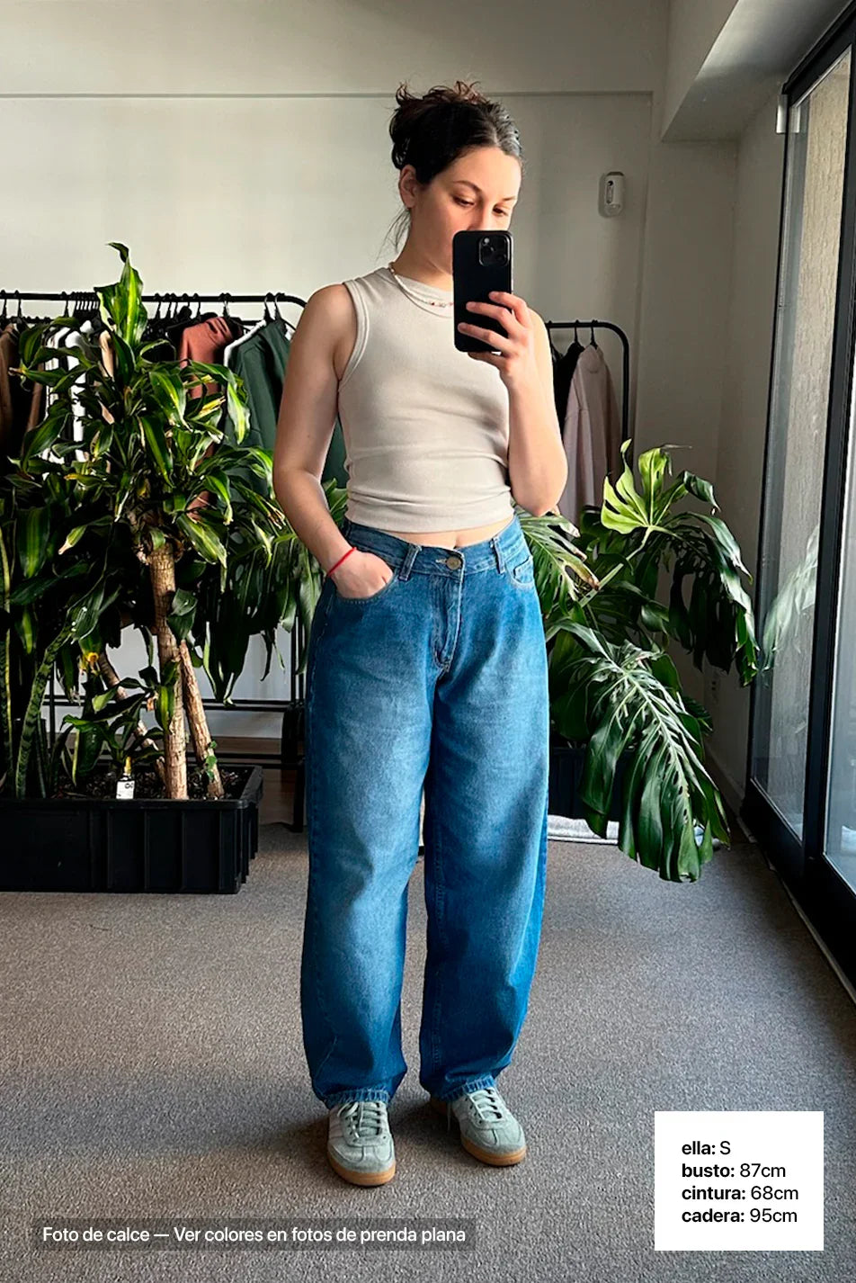 El Jean Baggy Vers. de Deliver Blue - Blue