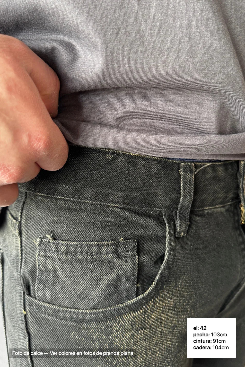 Jean Straight Hombre Old Black