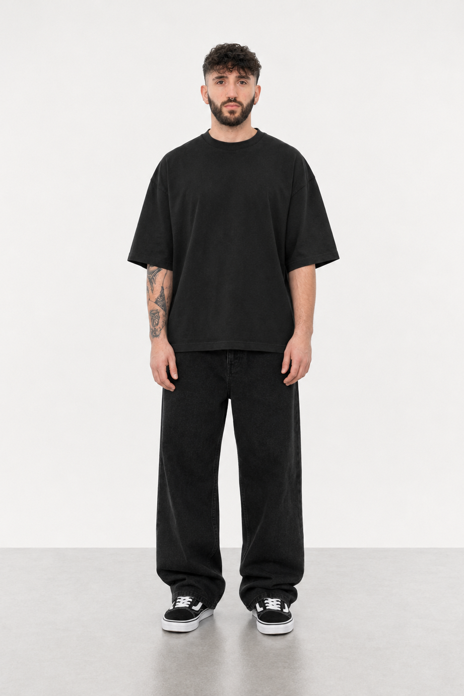 Remera Boxy Fit hombre calce