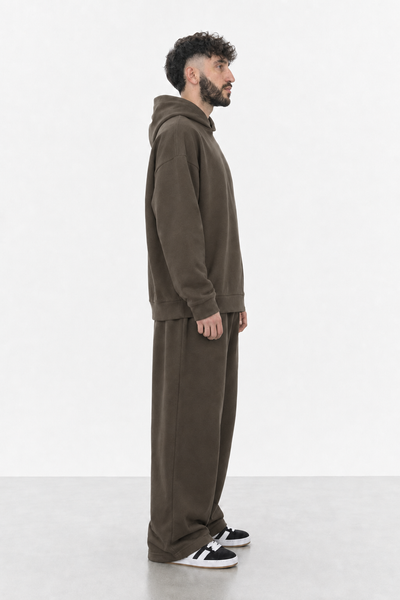 Hoodie Oversize Frisado + Remera Oversize + Jogging Baggy Frisado