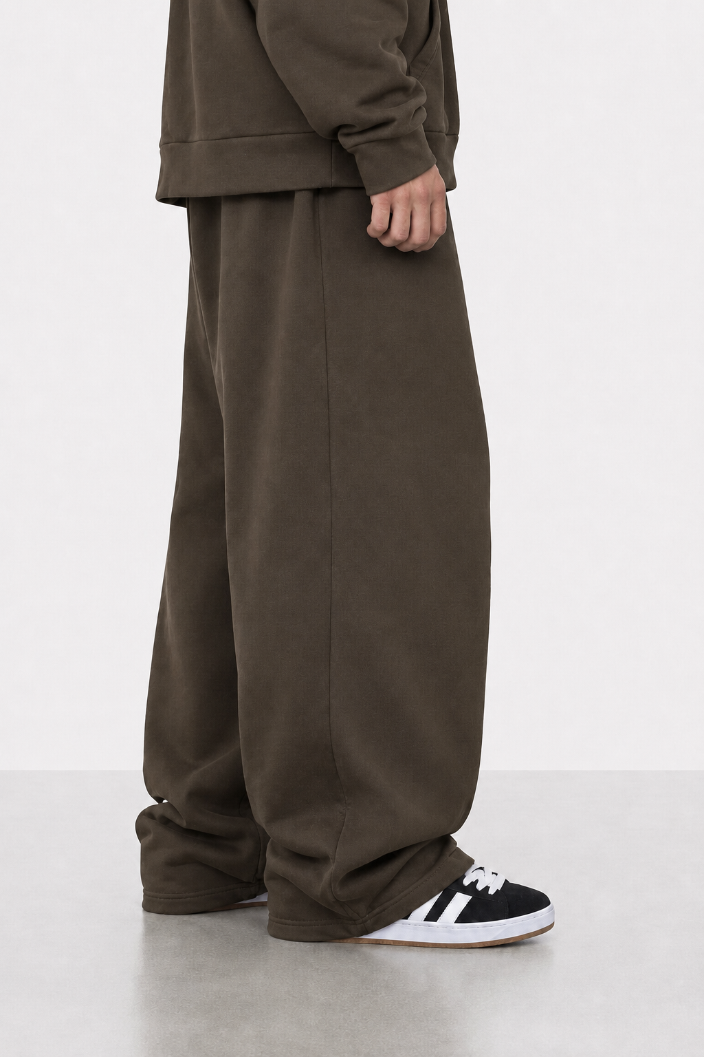 Hoodie Oversize Frisado + Remera Oversize + Jogging Baggy Frisado