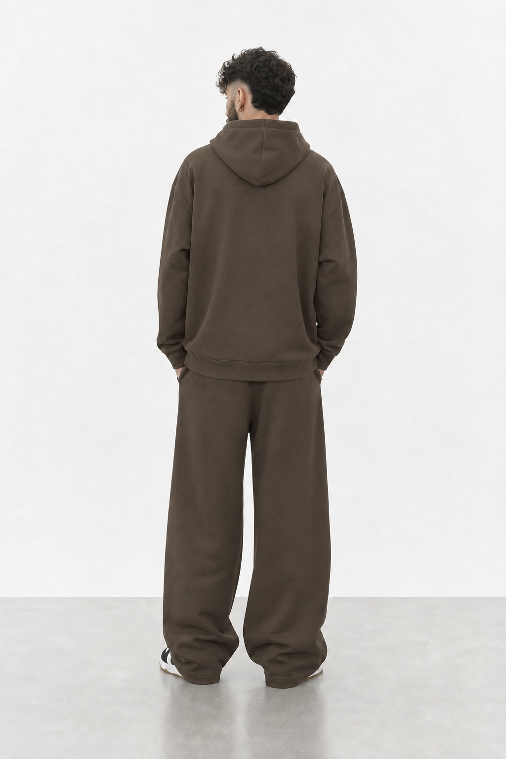 Hoodie Oversize Frisado + Remera Oversize + Jogging Baggy Frisado