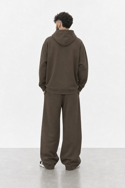 Hoodie Oversize Frisado + Remera Oversize + Jogging Baggy Frisado