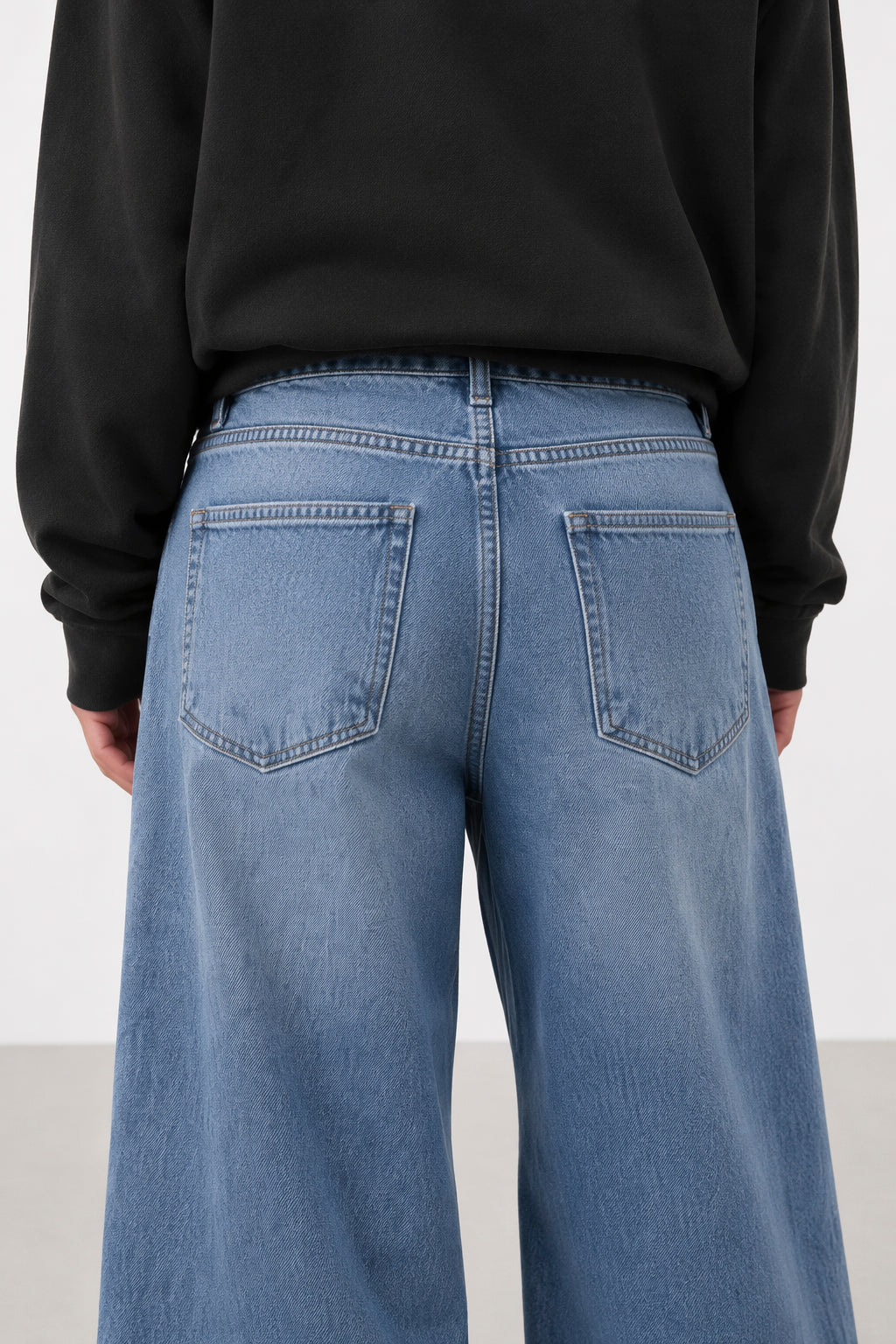 Jean Extra Wide Leg Light Blue Mujer