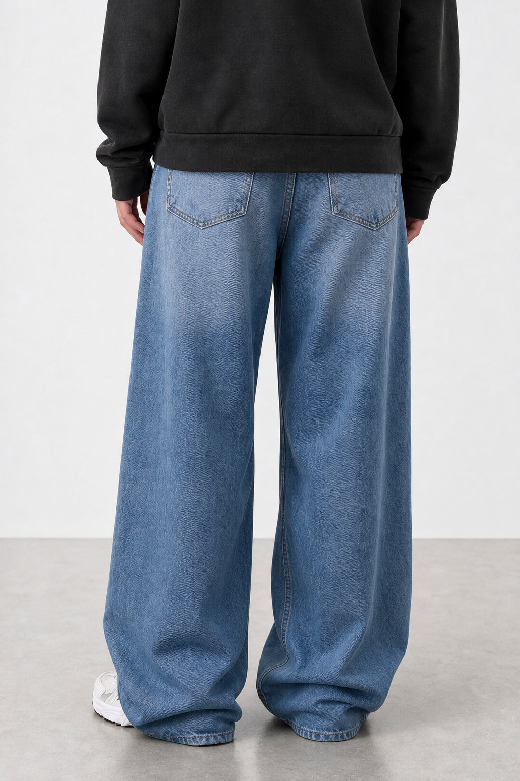 Jean Extra Wide Leg Light Blue Mujer