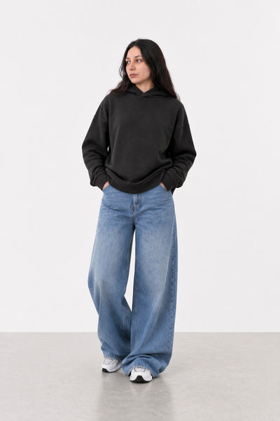 Jean Extra Wide Leg Light Blue Mujer