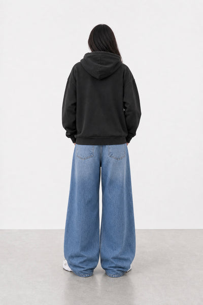 Jean Extra Wide Leg Light Blue Mujer