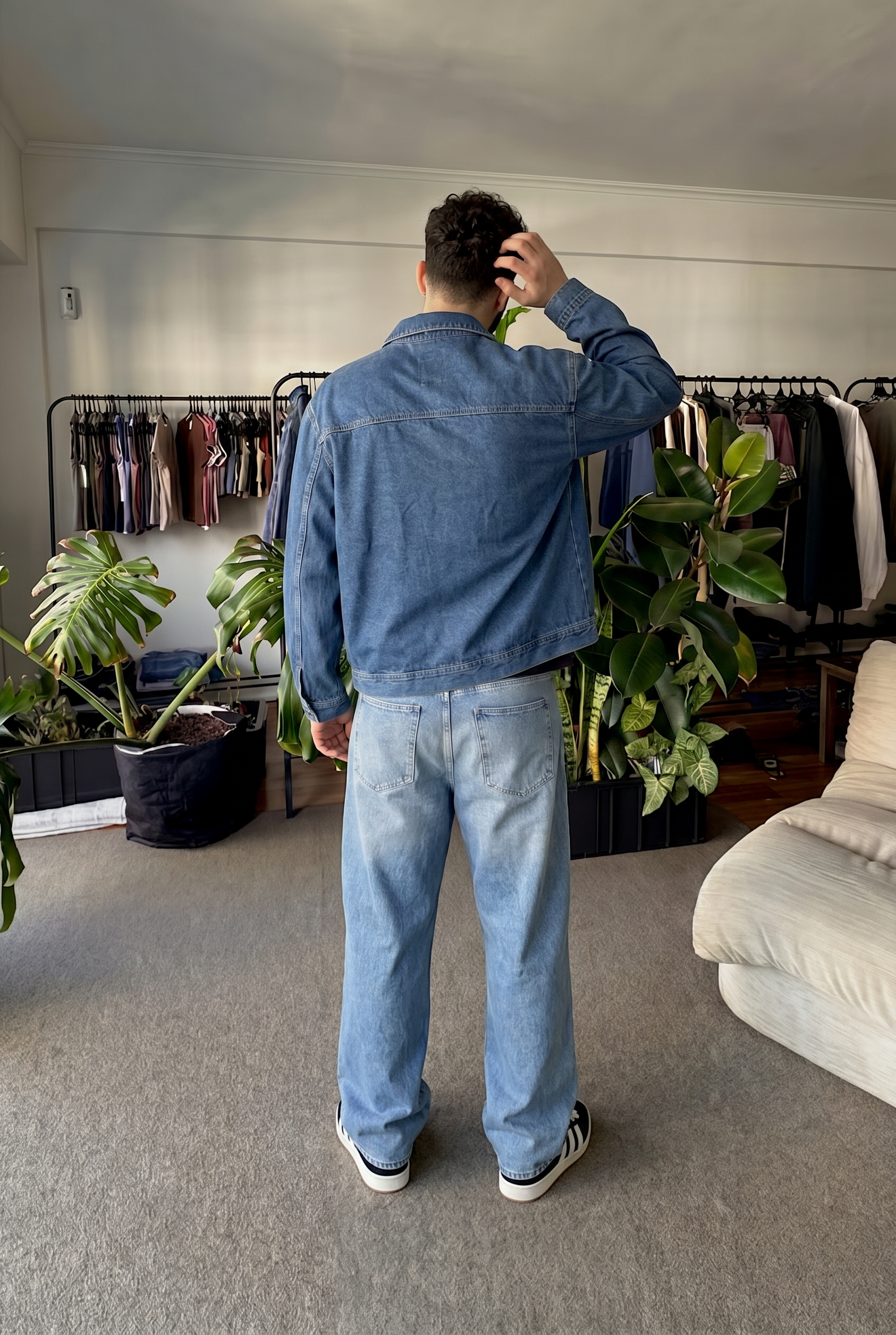 Campera de Jean Blue Hombre