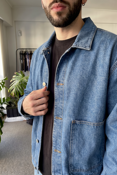 Campera de Jean Blue Hombre