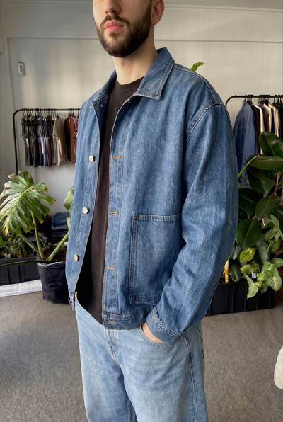 Campera de Jean Blue Hombre