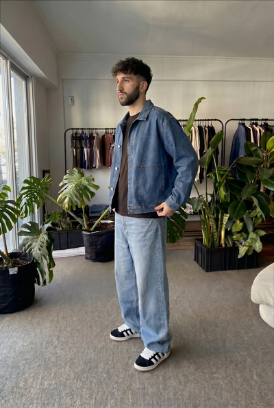 Campera de Jean Blue Hombre