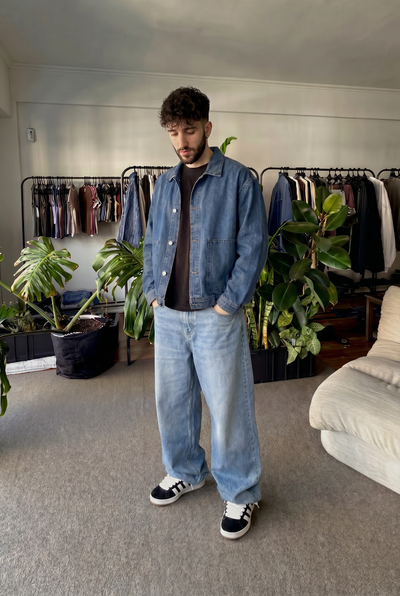 Campera de Jean Blue Hombre