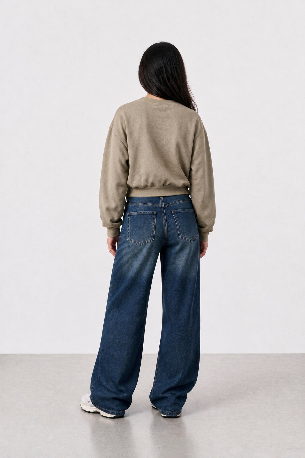 Jean Wide Leg Blue Mujer