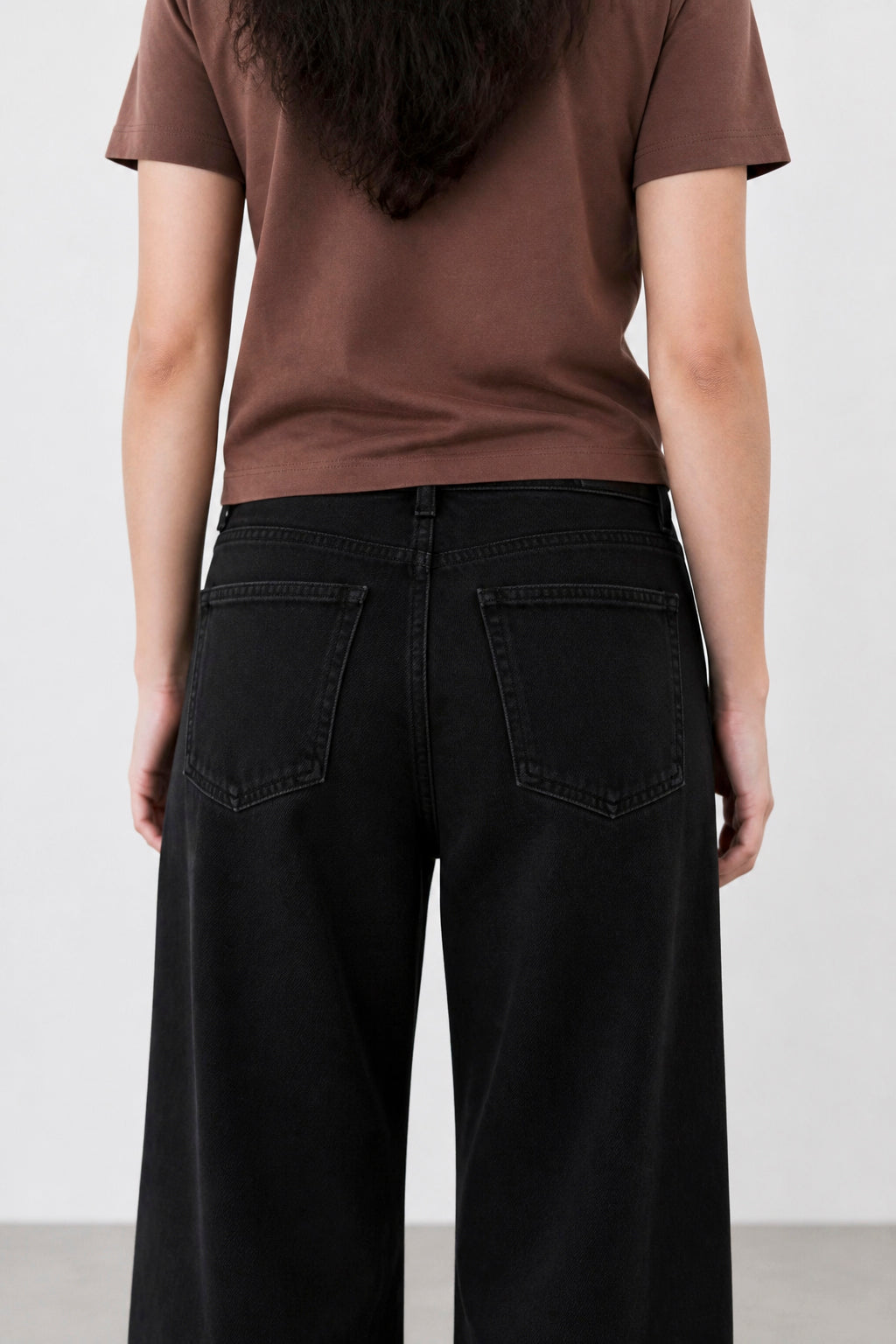 Jean Wide Leg Super Black Mujer