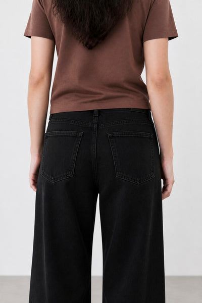 Jean Wide Leg Super Black Mujer
