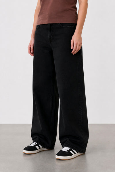 Jean Wide Leg Super Black Mujer