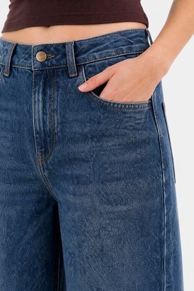 Jean Straight Blue Mujer