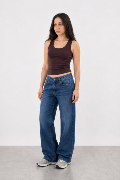 Jean Straight Blue Mujer