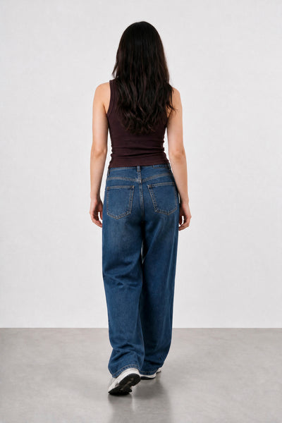 Jean Straight Blue Mujer