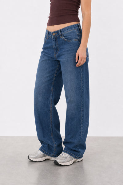 Jean Straight Blue Mujer