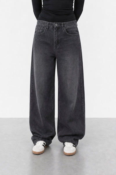 Jean Baggy Old Black Mujer
