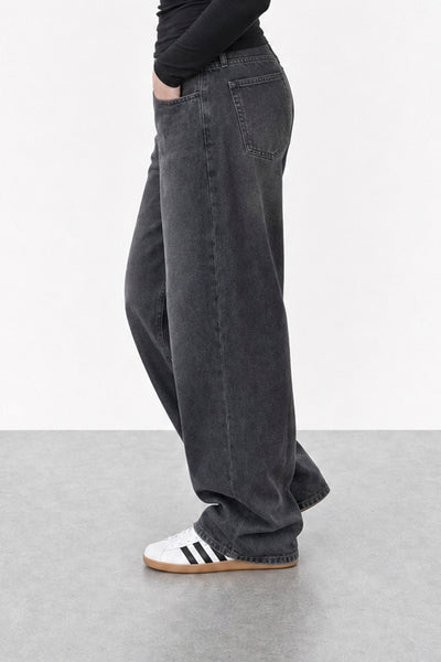 Jean Baggy Old Black Mujer