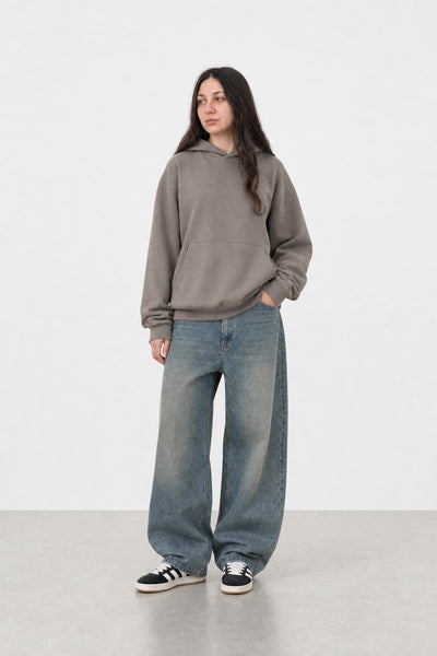 Jean Baggy Oxido Blue Mujer