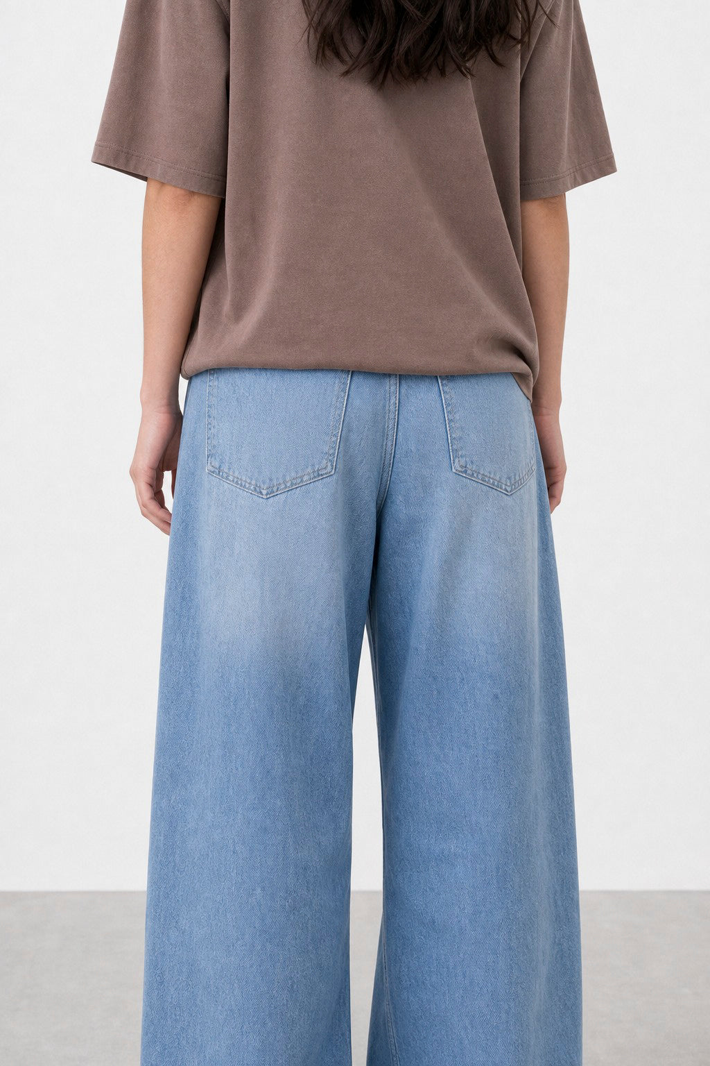 Jean Baggy Pale Blue Mujer