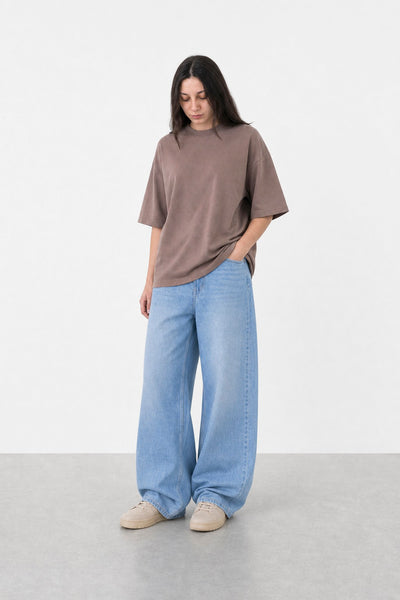 Jean Baggy Pale Blue Mujer
