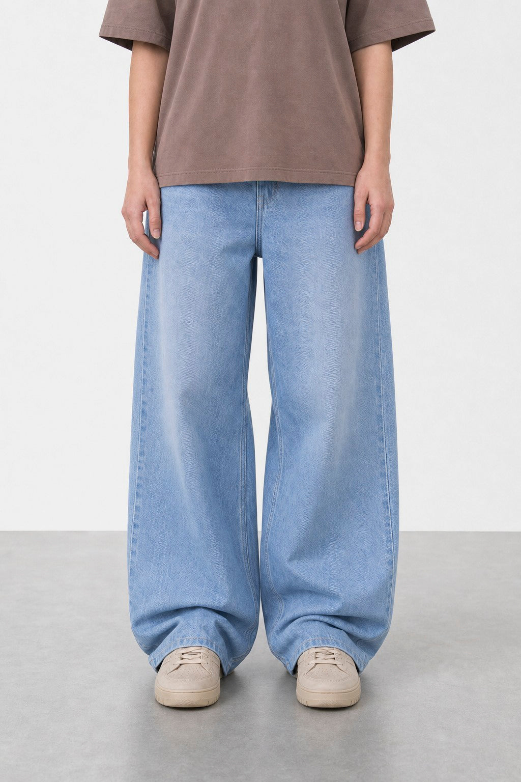 Jean Baggy Pale Blue Mujer