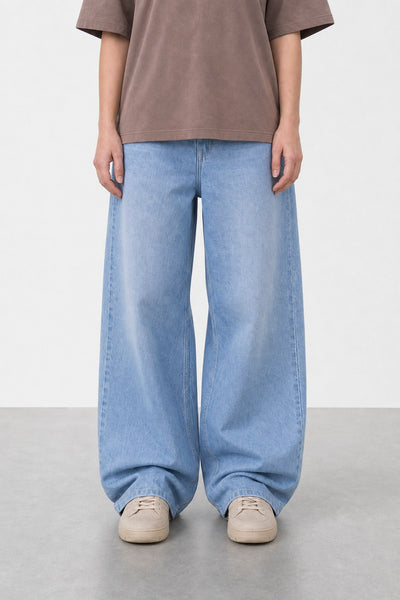 Jean Baggy Pale Blue Mujer