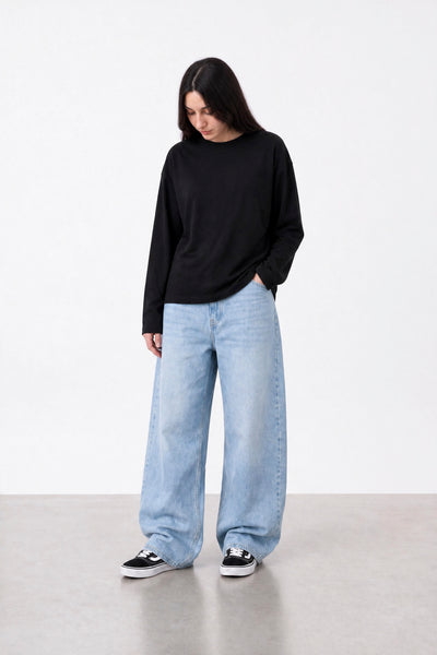 Jean Baggy Summer Blue Mujer