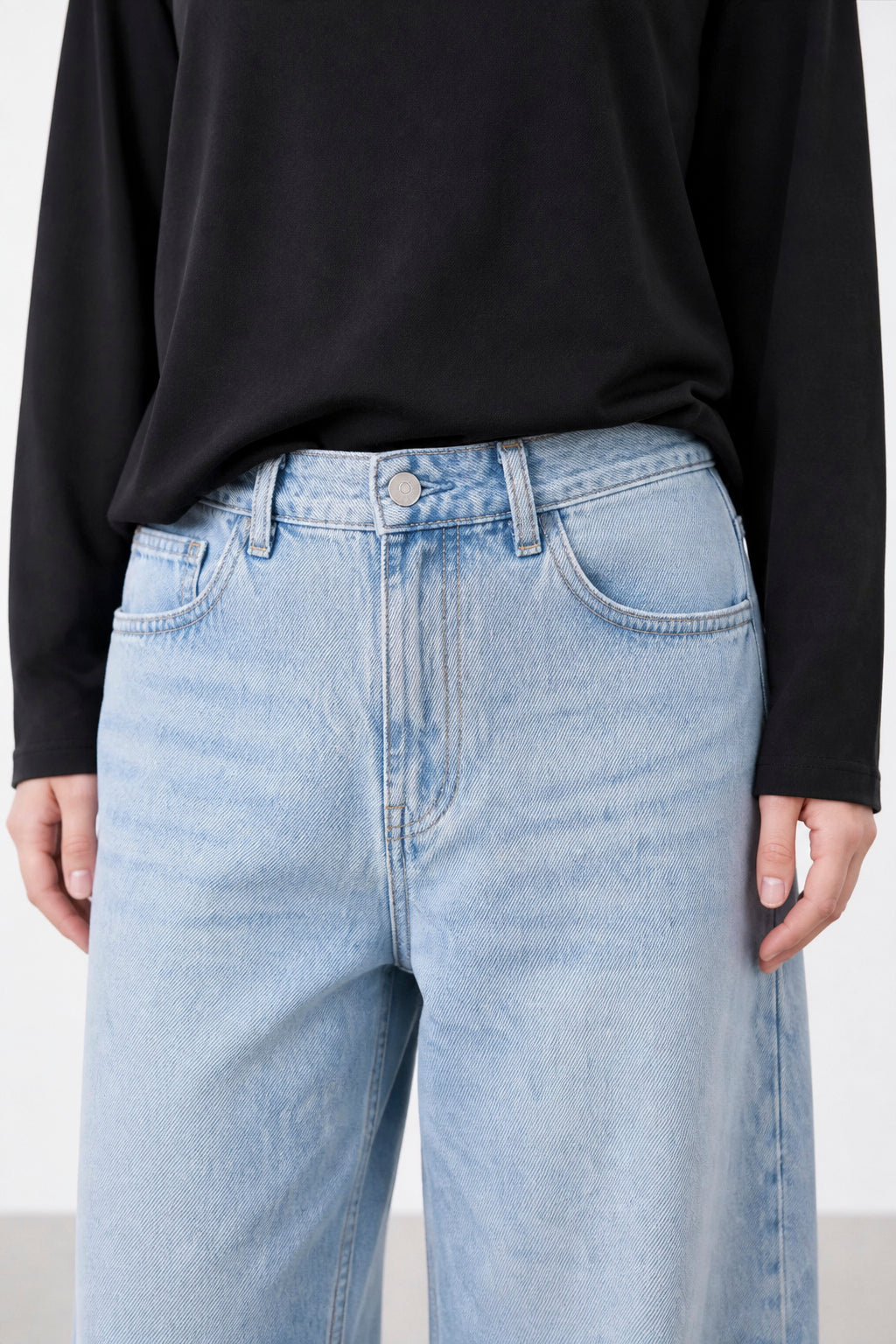 Jean Baggy Summer Blue Mujer