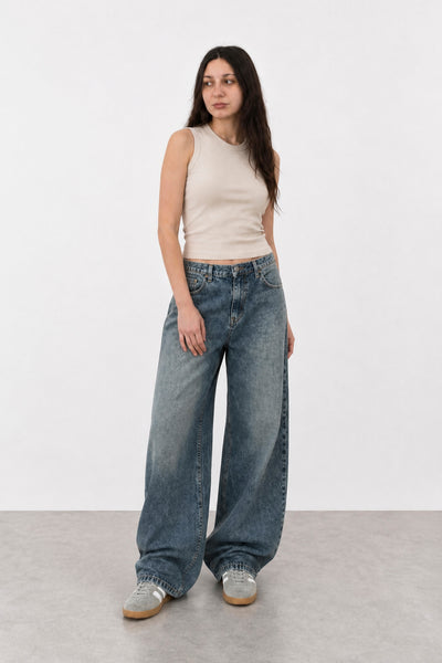 Jean Baggy Vers. Vintage Blue Mujer