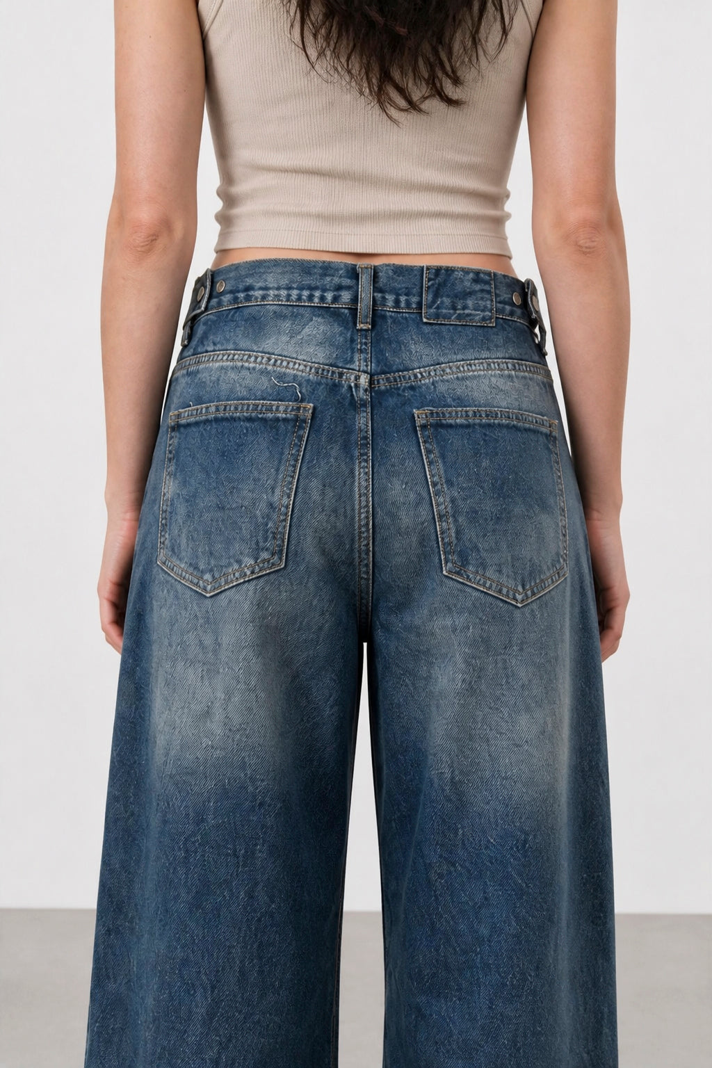 Jean Baggy Vers. Vintage Blue Mujer