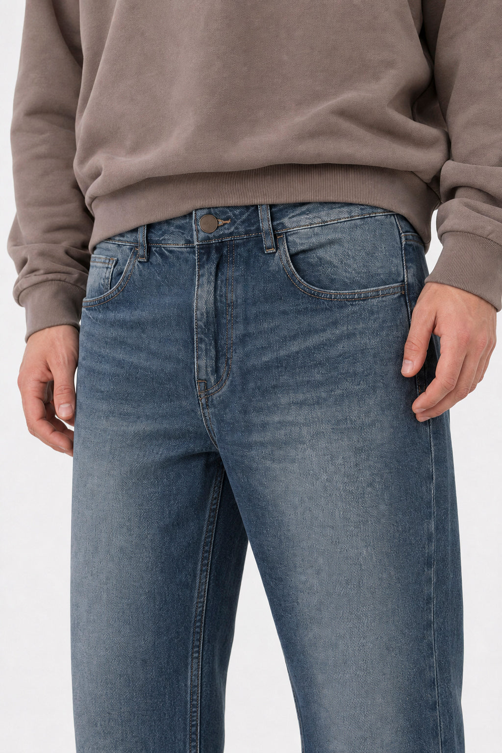 Jean Straight Vintage Blue Hombre
