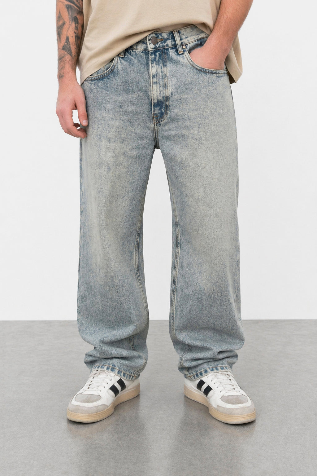 Jean Loose Oxido Blue Hombre
