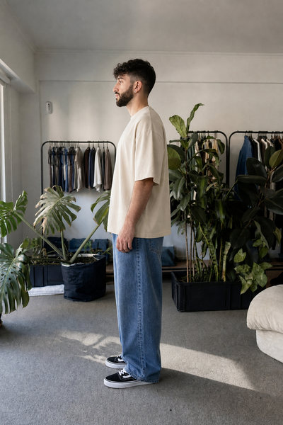 Hoodie Oversize Frisado + Remera Oversize + Jogging Baggy Frisado