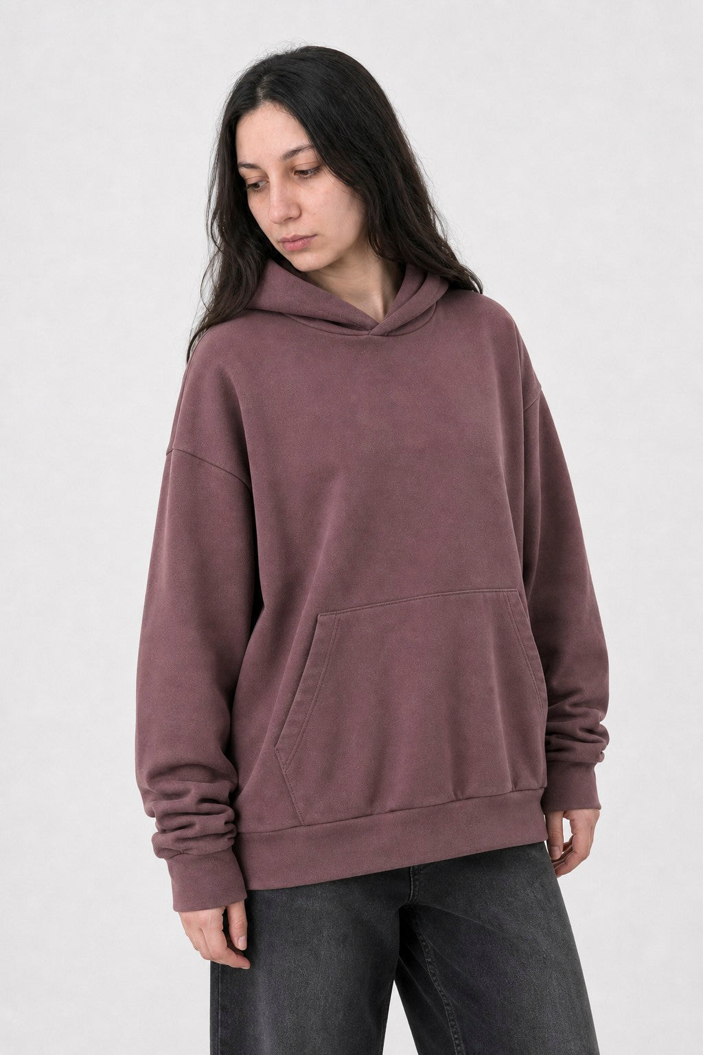 Canguro Oversize Frisado mujer
