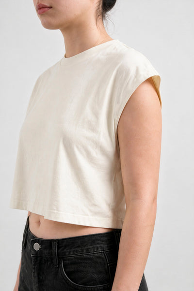 Remera Crop Sin Mangas