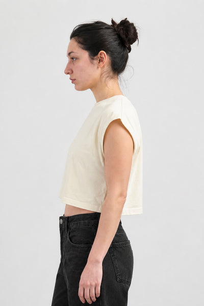 Remera Crop Sin Mangas